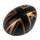 UK Flag Rückspiegelabdeckung für MINI Cooper Hardtop F55 F56 Schwarz/Gold Generic