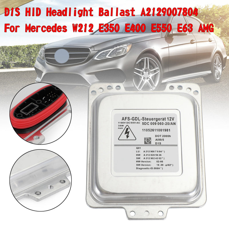 D1S HID frontlys forkobling A2129007804 for Mercedes W212 E350 E400 E550 E63 AMG