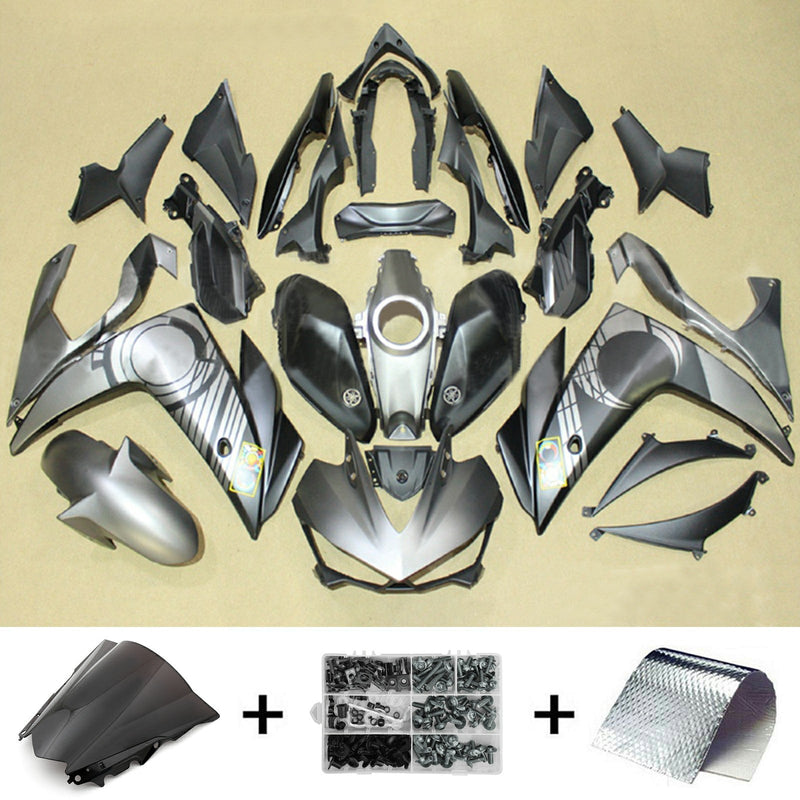 Amotopart Fairing Kit for Yamaha YZF-R3 2014-2018, R25 2015-2017 Karosseri ABS