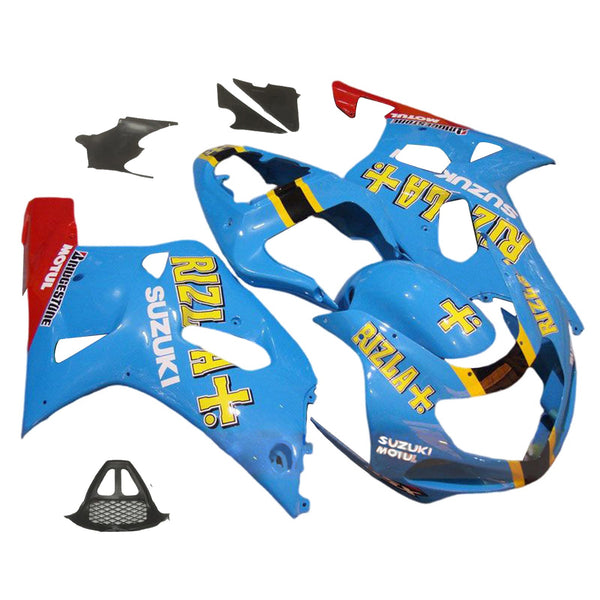 Amotopart Suzuki GSXR1000 2000-2002 K1 K2 kåpesett Karosseri plast ABS