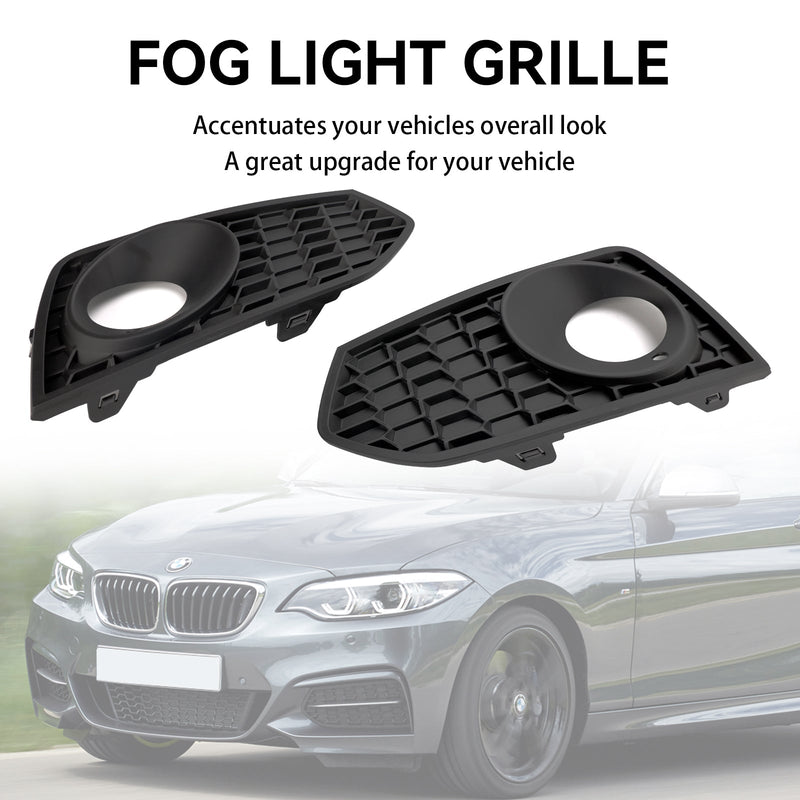 BMW 2-serie F22 F23 M Sport 2STK Frontfanger Tåkelys Grill Grill.