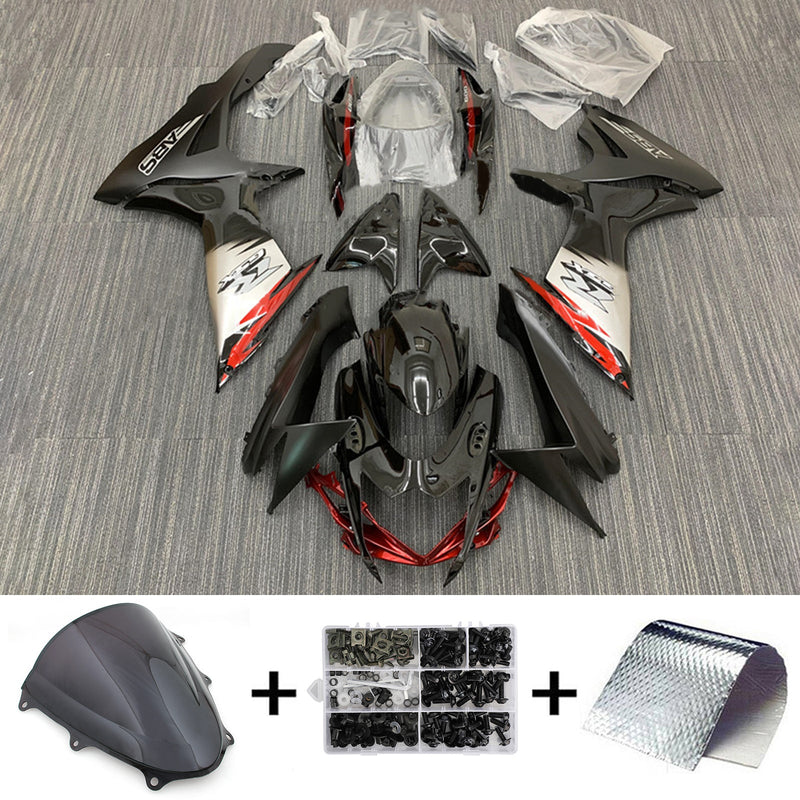 Amotopart Suzuki GSXR 600/750 2011-2023 K11 kåpa Set Body Plast ABS