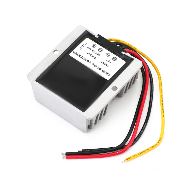 12V do 24V 5A 120W DC-DC moduł regulatora napięcia z wtyczką rozetową