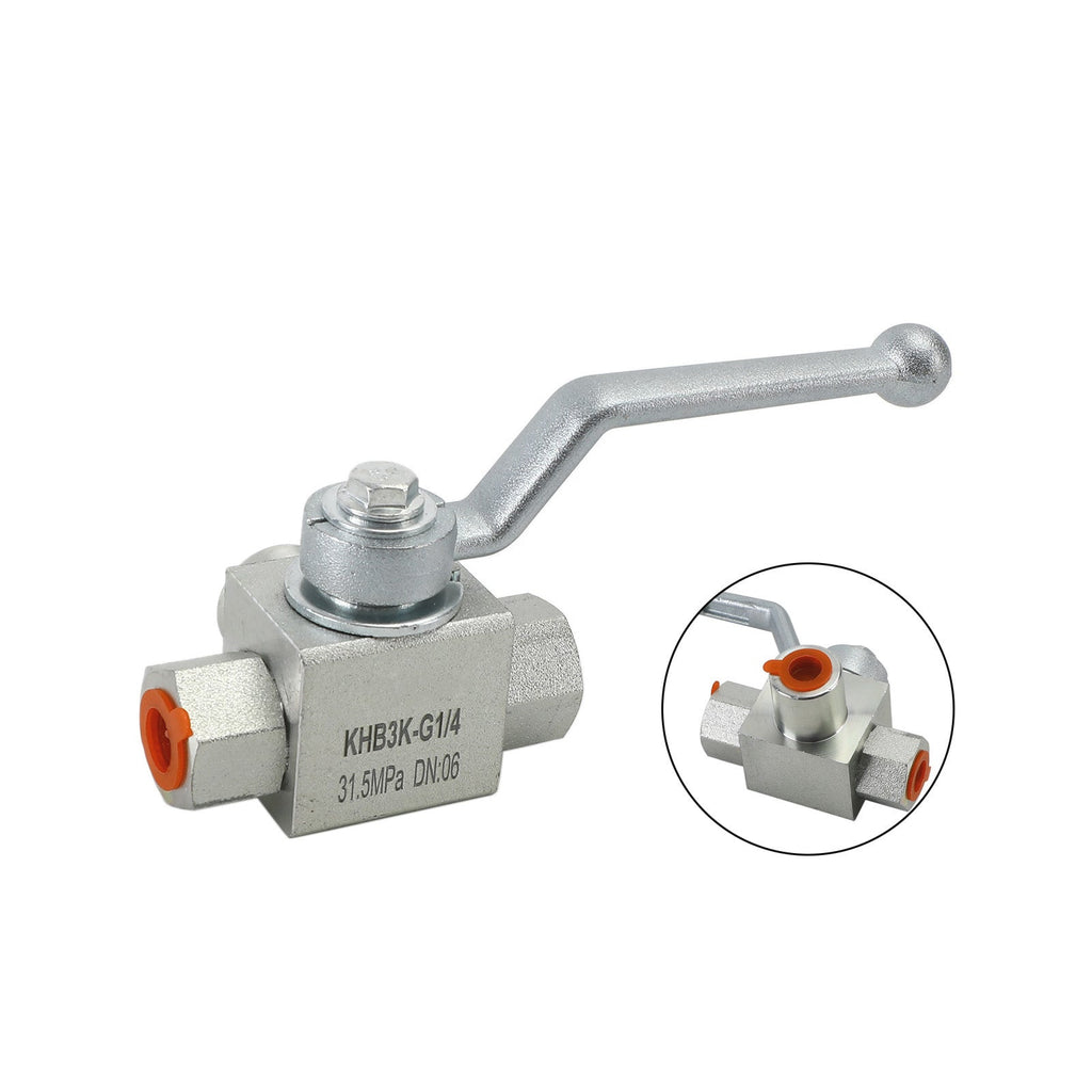 Ufixed Hydraulik-Kugelhahn 2 Wege 1/2 Zoll NPT Innengewinde Hydraulikventil 7250 PSI Absperrung Hochdruck-Kugelhahn KHB (3 PACK UKHB1/2 Ufixed Hydraulik-Kugelhahn 2 Wege 1/2 Zoll NPT Innengewinde Hydraulikventil 7250 PSI Absperrung Hochdruck-Kugelhahn KHB (3 PACK UKHB1/2