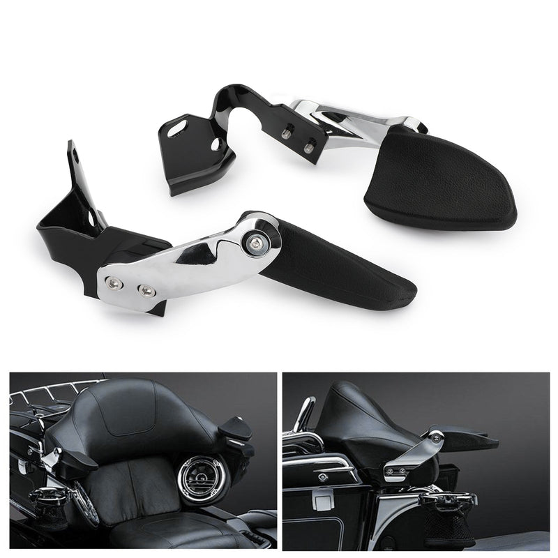 Stealth Passenger Armlener for Touring Electra Street Glide Road King 2014-2018 Generisk