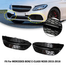 MERCEDES Benz KLASA C W205 2015-2018 podstawowy sedan 2 szt. Osłona lampy przeciwmgielnej