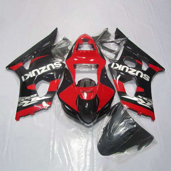 Amotopart Suzuki GSXR1000 2003-2004 K3 Juego de carenado Cuerpo Plástico ABS