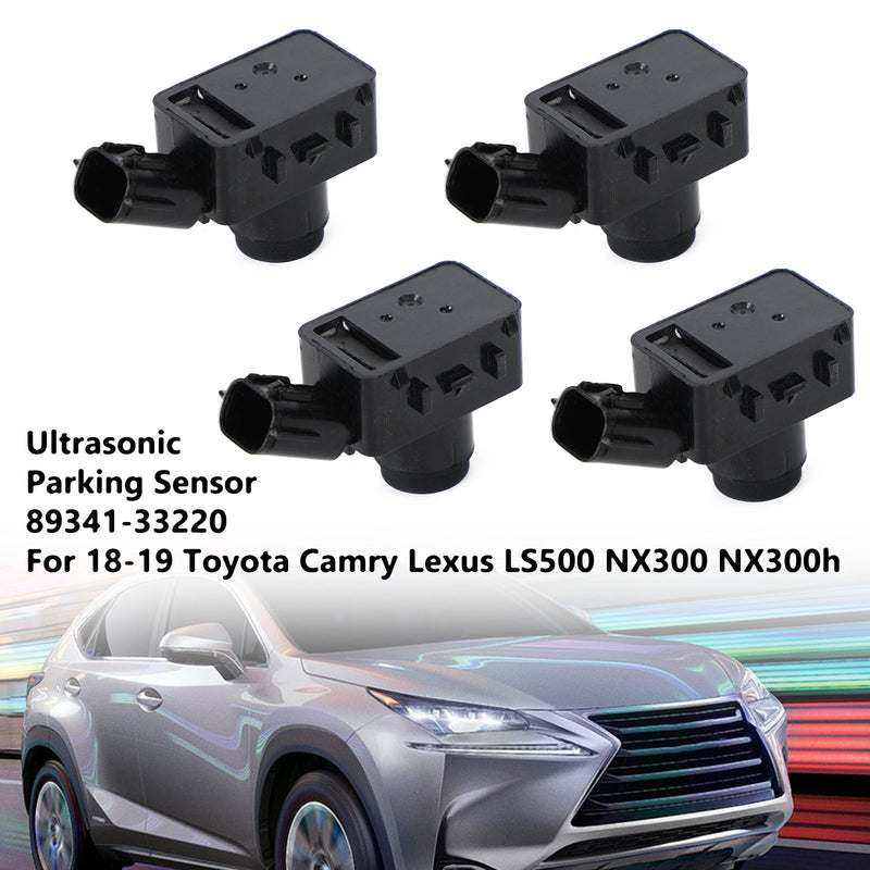 4x Ultraschall-Parksensor für Toyota Camry Lexus LS500 NX300 NX300h 18-19 generisch