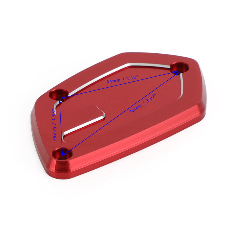 Tampa do reservatório de freio CNC frontal para BMW F 750/850 GS F900 R/XR S1000 R/XR 15-2022 Genérico