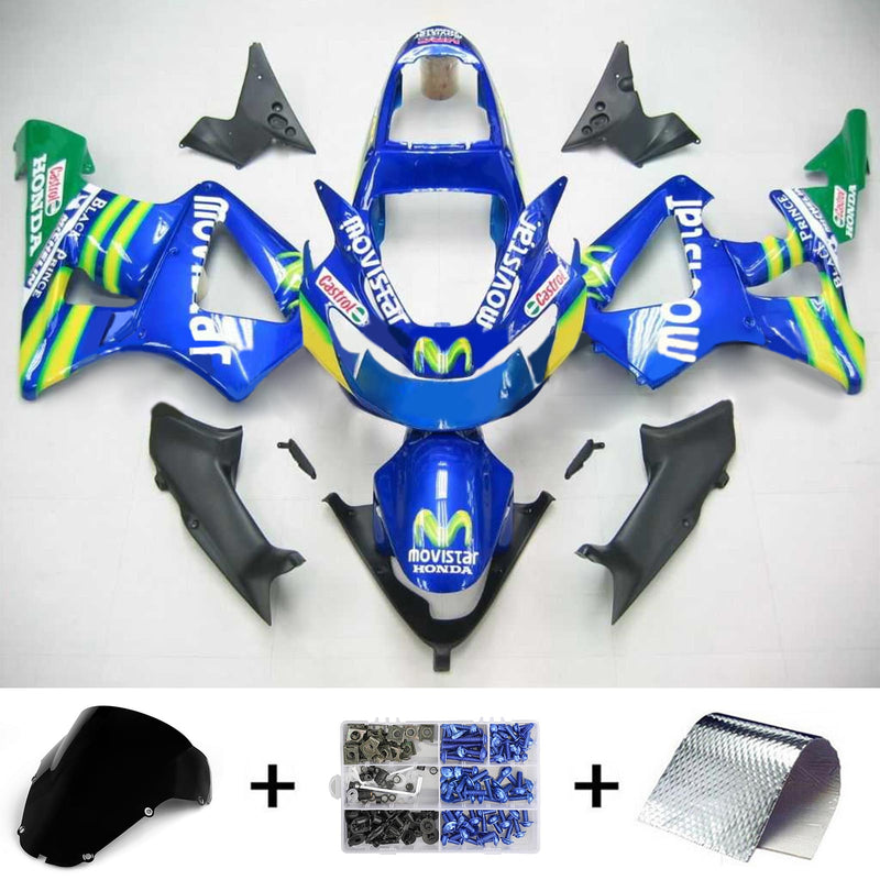 Honda CBR929RR 2000-2001 kåpesett karosseri plast ABS