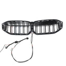 BMW 3-sarjan G20 G28 2023-2024 M kaksilinjainen musta etumunuaissäleikkö