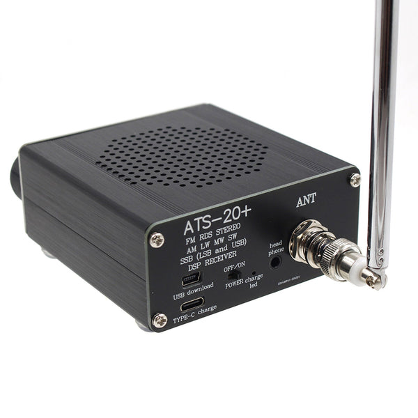 Neuer ATS-20+ Si4732 Allband-DSP-Funkempfänger FM LW MW SW mit 2,4-Zoll-Touchscreen