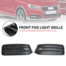 Audi A1 8X 2015-2018 2 Stück Frontstoßstange Nebelscheinwerfer Abdeckung Grill
