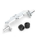 Zestaw do opuszczania siedzenia i guma 10 mm w kolorze srebrnym do BMW R1200RT R1200GS LC / ADV 08-18 Generic