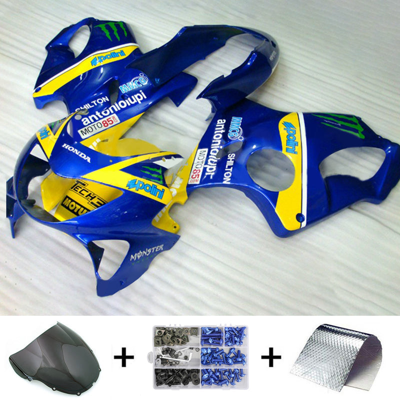 Amotopart Honda CBR600 F4 1999-2000 kåpa Set Body Plast ABS