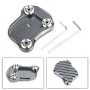 Stativ sidostöd förstorad plattplatta för Honda CB650F CBR650F 2014-2018 Generic