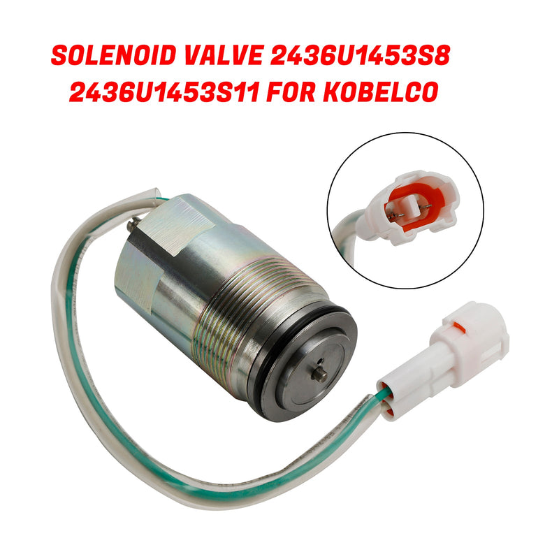 Válvula solenóide 2436U1453S8 2436U1453S11 para Kobelco SK60-5 SK200-1 SK200-2