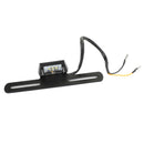 Universelle Motorrad -Kennzeichen -Plattenhalterung mit Licht