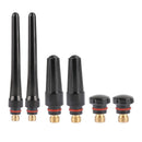 Baghætter til WP17 WP26 WP18 TIG svejsebrænder lang mellem kort 2x 7,8,9