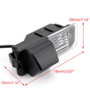 CCD noční vodotěsná zálohovací zadní parkovací kamera couvací IP67 pro Golf MK 6 Mk7