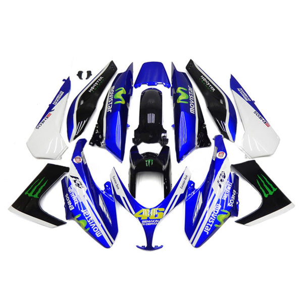 Amotopart kåpa Set för Yamaha T-Max XP500 2008-2012 Body Plastic ABS