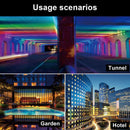 Controlador decodificador LED RGB DMX512 DC12-24V 4x4A 16A Atenuador PWM digital de 4 canales