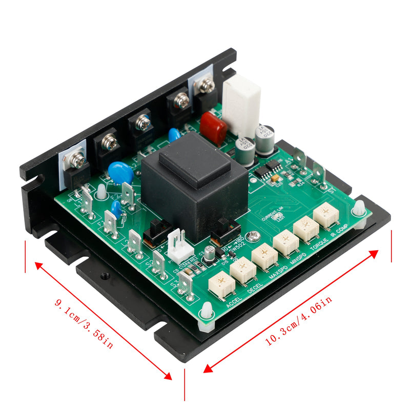 Controlador de velocidad del motor CC MM23001C Entrada de CA de 115 o 230 voltios