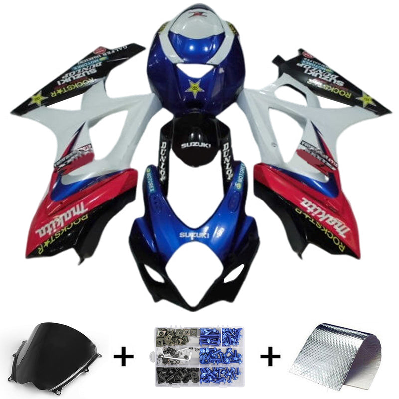 Amotopart Suzuki GSXR1000 2007-2008 K7 kåpa Set Body Plast ABS