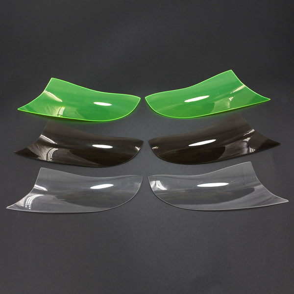 Framljusglasskydd lämplig för Kawasaki Zx-10R Zx 10R 16-18 Smoke Generic