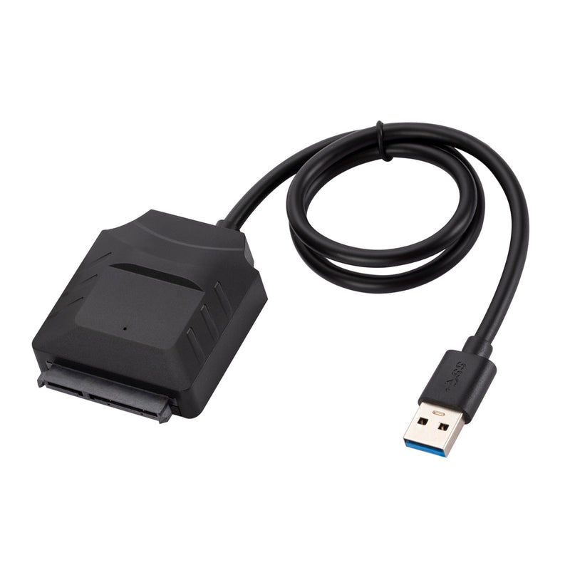 El cable convertidor de disco duro USB3.0 a SATA admite plug and play HDD SSD de 2,5/3,5 pulgadas