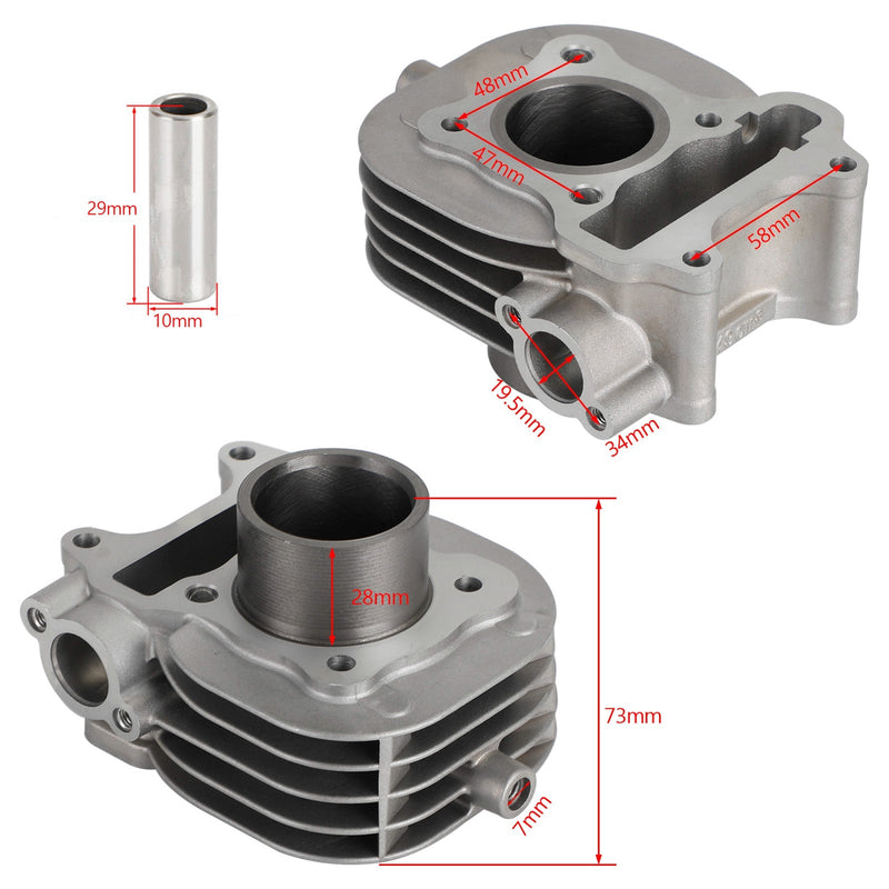 Suzuki Address V50G CA42A CA44A permite 4 kit de juntas de pistón de cilindro UZ50 CA41A