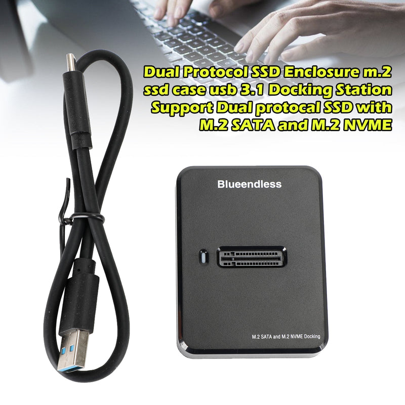 USB3.1-Dockingstation: Dual-Protokoll-Unterstützung für M.2 SATA und M.2 NVME SSDs