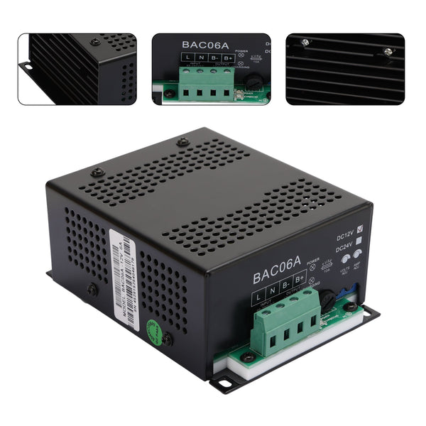 BAC06A Ładowarka akumulatorów 12V BAC06A-12V Kontroler do generatora Smartgen