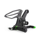 CNC-alumiiniset jalkatuet jalkatuet vihreä sopivat Kawasaki Ninja EX 250 / 400 2018-2020 Generic