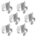 6-12ST Servettringar Blomma Servetthållare Servettspänne