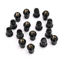 16x schwarze Radmuttern 3/8 "24 für Polaris Ranger RZR 4 XP Sportsman