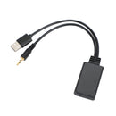 Adaptador receptor Bluetooth5.0 USB 3,5mm Jack estéreo CD Audio para altavoz auxiliar de coche