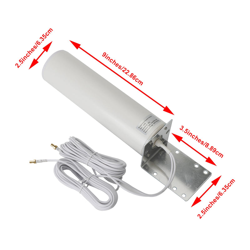 Hochgewinn externe 3G 4G LTE-Antenne für MOFI 4500 Cellular SMA / TS-9-Stecker