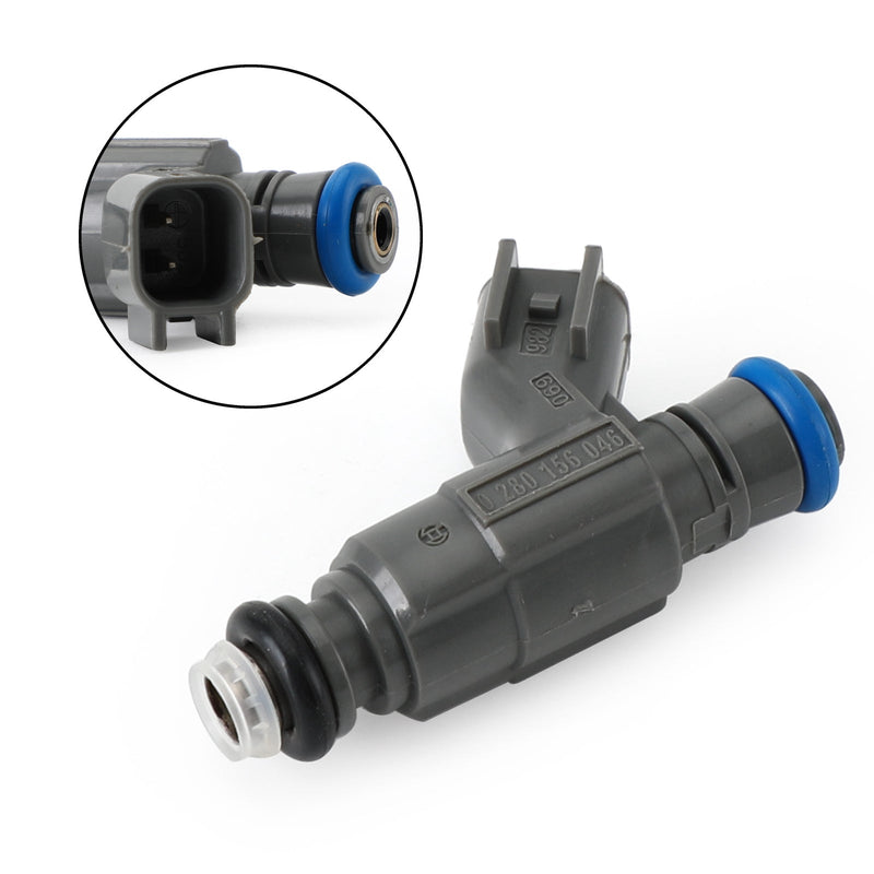 1 inyector de combustible 0280156046 compatible con Ford Focus 2.0L 2002-2004 4 CYL genérico