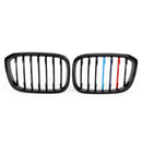 Par de rejillas tipo riñón M-Color 51138469959 adecuadas para BMW G01 X3 G02 X4 Gloss Black Generic