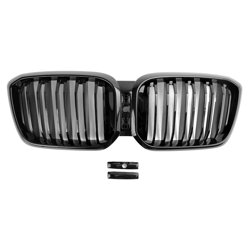 BMW X3 X4 G01 G02 2022 2023 blank svart nyregitter foran