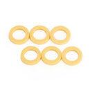 Kit de sello de reparación de inyector de combustible, 6 uds., BMW 328IS 528i Z3 M3 E36 E38 E39 E46