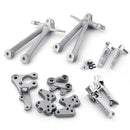 Fram + bak fotstödsfäste lämplig för Suzuki GSX-R GSXR 1000 2007 2008 Generic