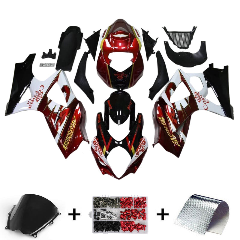 Amotopart Suzuki GSXR1000 2007-2008 K7 kåpesett Body Plastic ABS