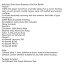 Almofada de extensão do suporte lateral para Benelli Leoncino 500 BJ250 TNT25 BJ300 Genérico