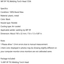 TIG byte av kroppsbyte för bakhuvudet 9F Flex Air-Cool 125A WP-9F gaskyld