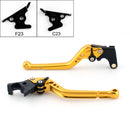 Lange Bremskupplungshebel für Aprilia SHIVER/GT 07-14 DORSODURO 750 08-14 Schwarz Generic