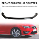 Spoiler delantero negro brillante Performance para Seat Leon 5F 2012-2020
