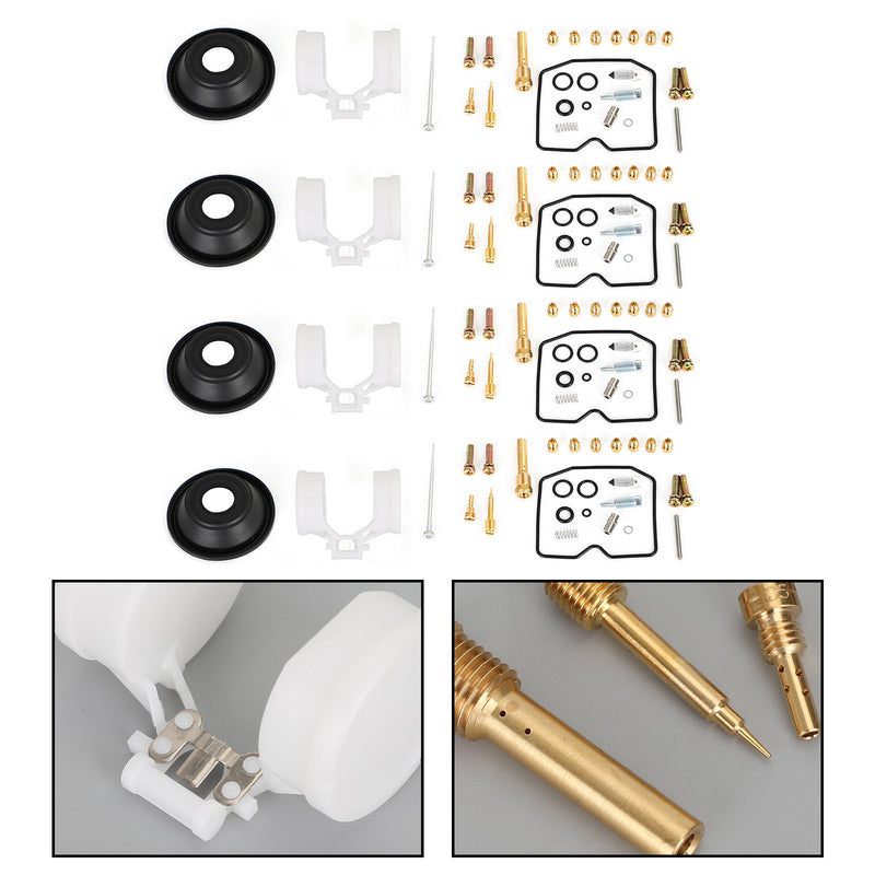 4x forgasser karb gjenoppbyggingssett egnet for Kawasaki Zephyr ZR750-H / ZR-7 / ZR-7S generisk