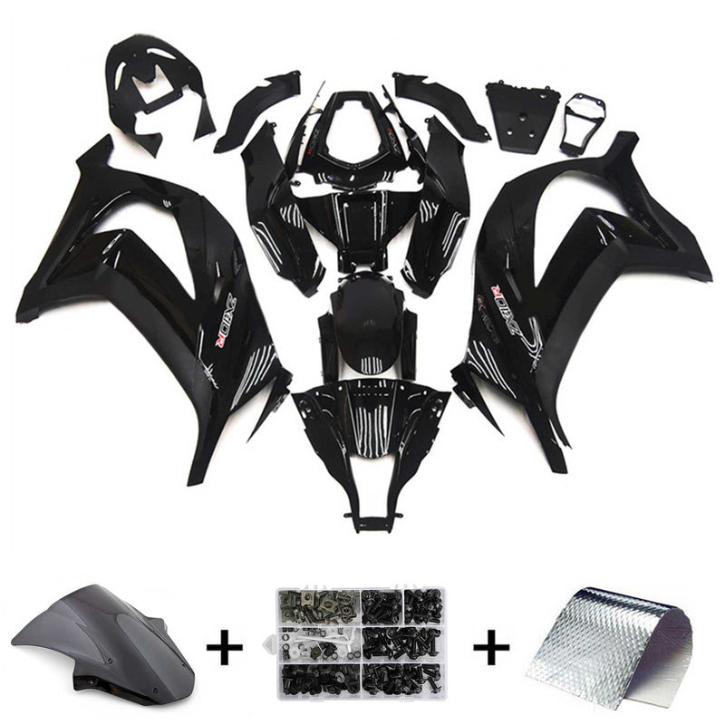 Amotopart kåpa set för Kawasaki ZX10R 2011-2015, kropp, plast, ABS